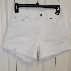 Aerie White Jean Shorts